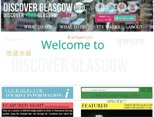 Tablet Screenshot of discoverglasgow.org